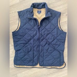 Men’s J Crew Navy Blue Vest